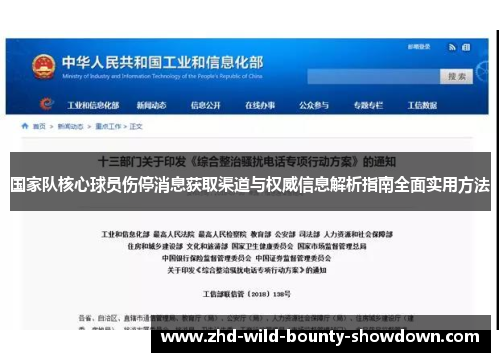 国家队核心球员伤停消息获取渠道与权威信息解析指南全面实用方法 国家队核心球员伤停消息获取渠道与权威信息解析指南全面实用方法